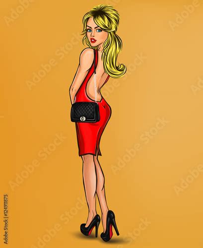 Sexy Sensual Cartoon Woman Images, Illustrations & Vectors。